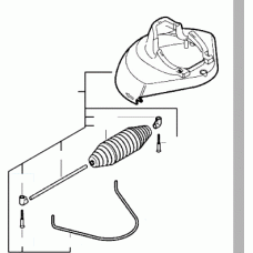 F016102780 Защитный кожух в сборе с опорным роликом для Bosch ART 30 GSDV