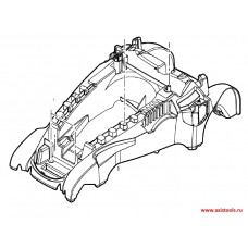 F016L68167 Корпус газонокосилки Rotak 40, Rotak 43, Rotak 43 Li